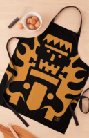 Hot Rod Halloween Frankenstein Apron