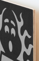 Hot Rod Halloween Ghost Mounted Print