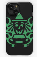 Hot Rod Halloween Witch iPhone Case